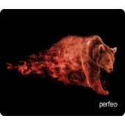 Коврик для мыши PERFEO (PF_D0683) «Flames» «Бурый медведь»