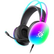 Гарнитура DEFENDER (64441) Игровая гарнитура Ignis черный, RGB, провод 2 м