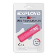 Флеш диск EXPLOYD EX-4GB-620-Red