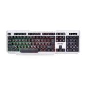 Клавиатура SMARTBUY (SBK-333U-WK) ONE USB с подсветкой бело-черная