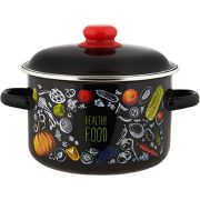Кастрюля APPETITE 1RD221М Healthy food эмал цил 5,5л