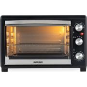 Мини-печь HYUNDAI MIO-HY073 26л. 1500Вт серебристый/черный