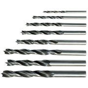 Набор сверл SPARTA по дереву, 3-4-5-6-7-8-9-10 мм, 8 шт, цилиндрический хвостовик 702125