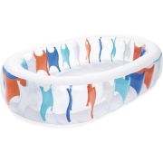 Бассейн BESTWAY 54066 надувной Bestway 229*152*51см, 542л, семейный овальный