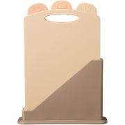 AGNESS НАБОР РАЗДЕЛОЧНЫХ ДОСОК ИЗ 3 ШТ+ПОДСТАВКА 24*7.8*17CM ЦВЕТ: БЕЖЕВЫЙ 671-509