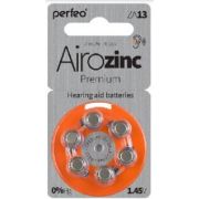 Элементы питания PERFEO ZA13-6BL AIROZINC PREMIUM