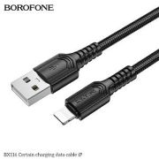BOROFONE (6941991119750) BX116i USB 2.4A для Lightning , белый