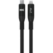 MORE CHOICE (4620202554567) K83ia USB 3.0A PD 27W для Lightning ng 8-pin Type-C - 1м , черный