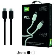 MORE CHOICE (4620202554734) K85ia USB 3.0A PD 27W для Lightning ng 8-pin - 1м , черный