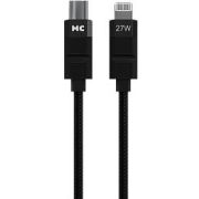 MORE CHOICE (4620202555069) K87ia 2м USB 3.0A PD 27W для Lightning ng 8-pin Type-C - 2м , черный