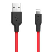 HOCO (6957531071372) X21 USB (m) - 8 Pin (m) 1.0m - красный/черный