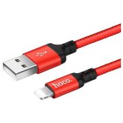 HOCO (6957531062899) X14 USB (m) - 8 Pin (m) 2.0m - красный/черный