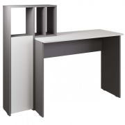 МЕБЕЛЬ-КОМПЛЕКС ЛАЙТ Стол рабочий комбинированный Серый шифер/Белый