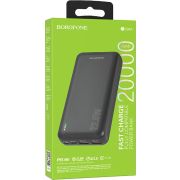 Повербанк BOROFONE (6941991105586) BJ38A Black 20000mAh 2USB