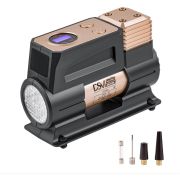 DSV (224000) Smart, усиленный с LED фонарем 45 л/мин 12В с цифр. маном, сумкой , золотой