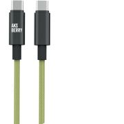 AKSBERRY (6900295610011) X163 Nylon silk Type-C - Type-C, салатовый