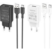 СЗУ BOROFONE (6974443385724) для Type-C BA68Aa Black