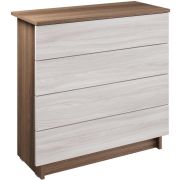 МЕБЕЛЬ-КОМПЛЕКС ЛАЙТ Комод 4Я Шимо темный/Шимо светлый