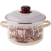 Кастрюля APPETITE 1RD221М CAFE эмал цил 5,5л