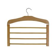 РЫЖИЙ КОТ Вешалка деревянная SS2 для брюк, 4 перекладины. (311368)