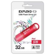 Флеш диск EXPLOYD EX-32GB-570-красный