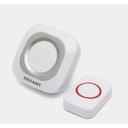 REXANT (73-0090) беспроводной, 36 мелодий 150м IP44 (белый/серый)