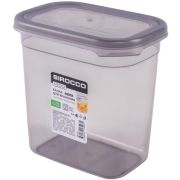 SIROCCO SBP001 Банка для хранения сыпучих продуктов PEGGY серая 1.15л