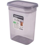 SIROCCO SBP002 Банка для хранения сыпучих продуктов PEGGY серая 1.5л