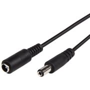 REXANT (14-0360) Удлинитель кабеля питания DC гнездо-штекер (2,1х5,5мм) 3м