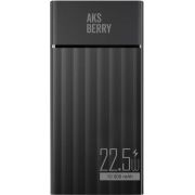 AKSBERRY (6900287710026) E102 Riffles PD22,5w 10000 mAh (черный)
