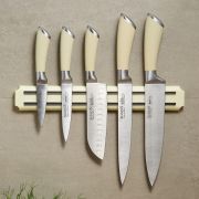 AGNESS НАБОР НОЖЕЙ 6 ПР.С МАГНИТНЫМ ДЕРЖАТЕЛЕМ И РУЧКОЙ ИЗ НЕРЖ.СТАЛИ (КОР=6НАБОР.) 911-041