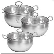 MAYER&BOCH 31005 Набор посуды 6пр 1,7+2,3+3,0 л MB (х12)