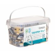 BREZO Таблетки ALL IN 1 безфосфатные для посудомоечной машины, 100 шт