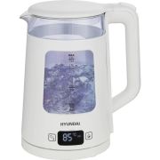 HYUNDAI Чайник HYK-G9407 1.7л. 2200Вт белый (стекло)