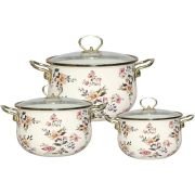 Набор кастрюль Zeidan Z-80637 Wildflowers