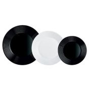 Столовый набор LUMINARC АРЕНА ЧЕРНО-БЕЛЫЙ 18пр N1518