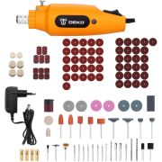 DEKO DKRT150, 150 Вт, в кейсе + набор аксессуаров 110 шт 063-1417