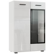 НК-МЕБЕЛЬ GLOSS комод КМВ-80 Белый/Белый глянец 71373136 (3 кор.)