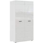 НК-МЕБЕЛЬ GLOSS шкаф 2-х дверный Белый/Белый глянец 71373114 (2 кор.)