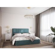 НК-МЕБЕЛЬ MADISON new кровать 1600х2000 Велюр Бирюзовый 72305908 (2 кор.)
