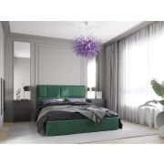 НК-МЕБЕЛЬ MADISON new кровать 1600х2000 Велюр Зеленый 72305909 (2 кор.)
