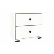 НК-МЕБЕЛЬ TANGO тумба прикроватная Белый (кож. зам.) 72306844 (1 кор.)