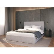 НК-МЕБЕЛЬ СОНАТА new кровать 1600х2000 Велюр Светло-серый 72307364 (2 кор.)