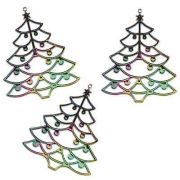 ВОЛШЕБНАЯ СТРАНА Украшение подвесное Елочки 3шт