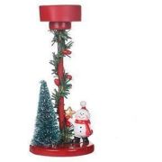 ВОЛШЕБНАЯ СТРАНА Подсвечник Снеговик у ёлки (110243)