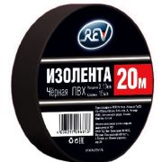 REV 28681 3 ПВХ 0,13*15мм Черная 20м
