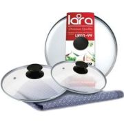 Крышка стеклянная LARA LR01-99 28 см