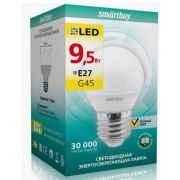 Лампа светодиодная SMARTBUY G45-9.5W/3000/E27 (10)