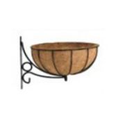 Кашпо с коковитой кругл., 25 см, настен. крепл.