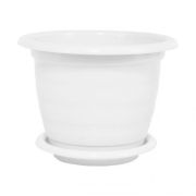 Горшок цв. с поддоном «Виола» 2л (белый)(то) М1335